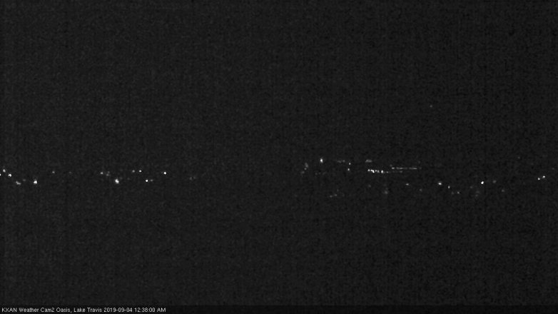 Lake Travis webcam, September 3, 2019 11:40 PM CT