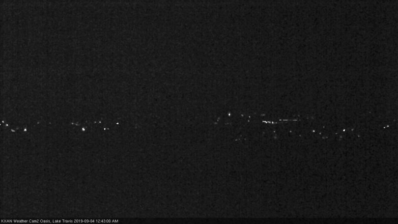 Lake Travis webcam, September 3, 2019 11:45 PM CT