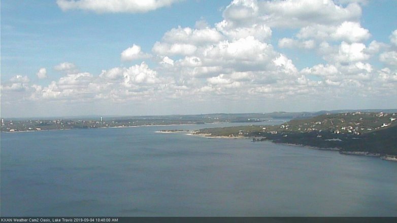 Lake Travis webcam, September 4, 2019 9:50 AM CT