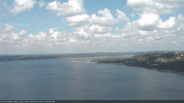 Lake Travis webcam, September 4, 2019 10:00 AM CT