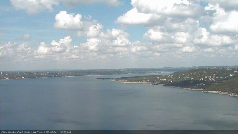 Lake Travis webcam, September 4, 2019 10:05 AM CT