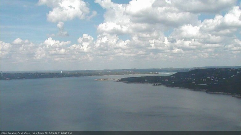 Lake Travis webcam, September 4, 2019 10:10 AM CT