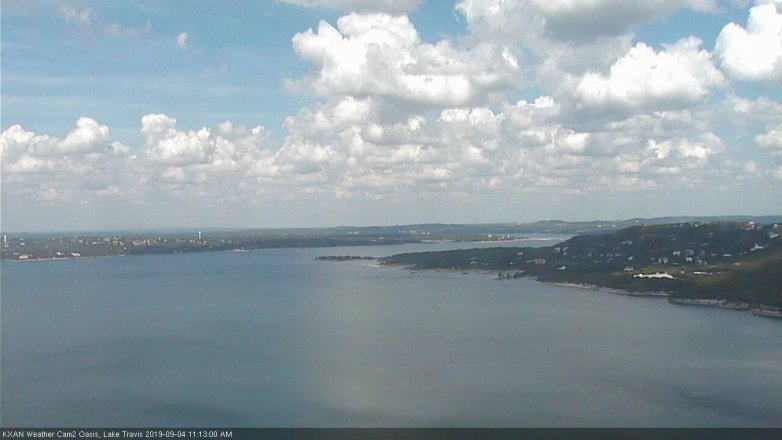 Lake Travis webcam, September 4, 2019 10:15 AM CT