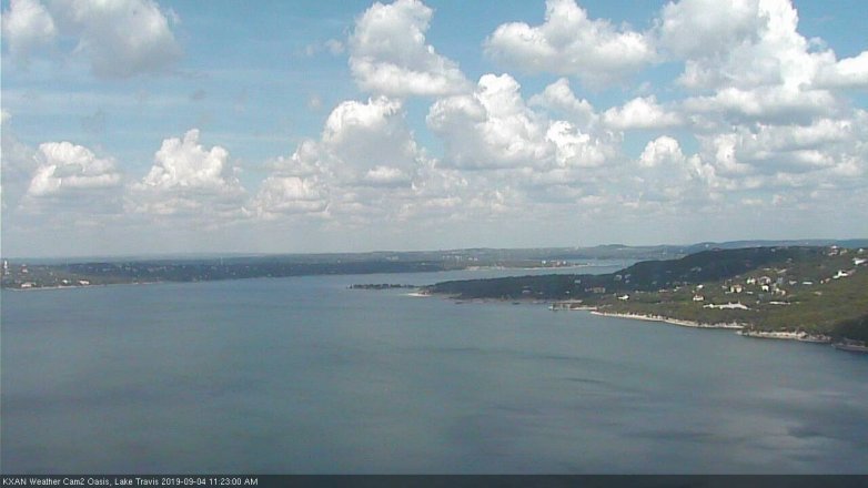 Lake Travis webcam, September 4, 2019 10:25 AM CT