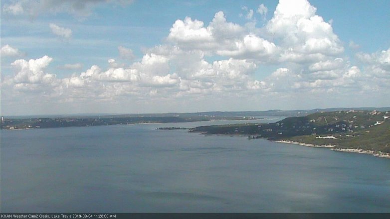 Lake Travis webcam, September 4, 2019 10:30 AM CT