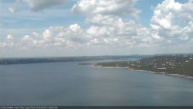 Lake Travis webcam, September 4, 2019 10:50 AM CT