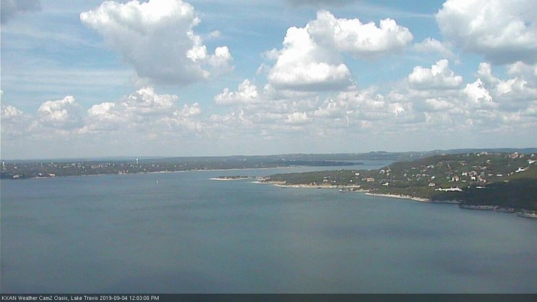 Lake Travis webcam, September 4, 2019 11:05 AM CT