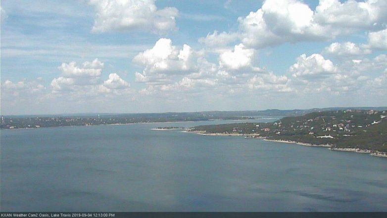 Lake Travis webcam, September 4, 2019 11:15 AM CT
