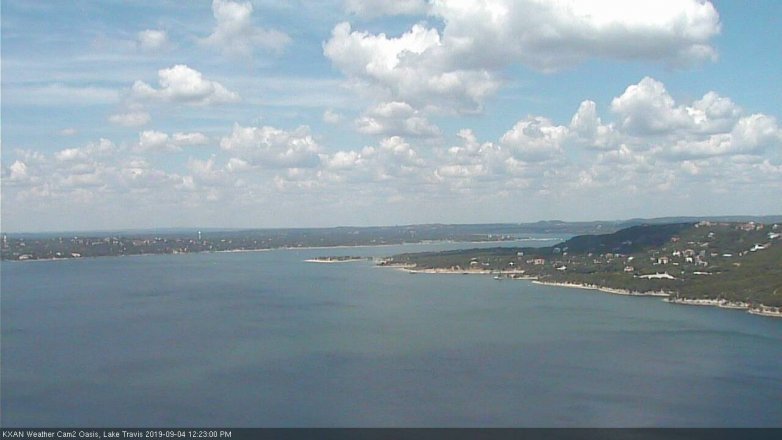 Lake Travis webcam, September 4, 2019 11:25 AM CT