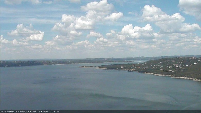 Lake Travis webcam, September 4, 2019 11:35 AM CT