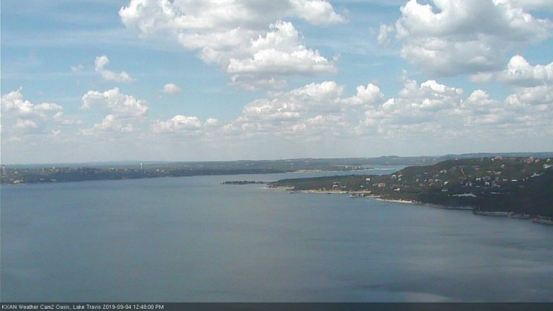 Lake Travis webcam, September 4, 2019 11:50 AM CT