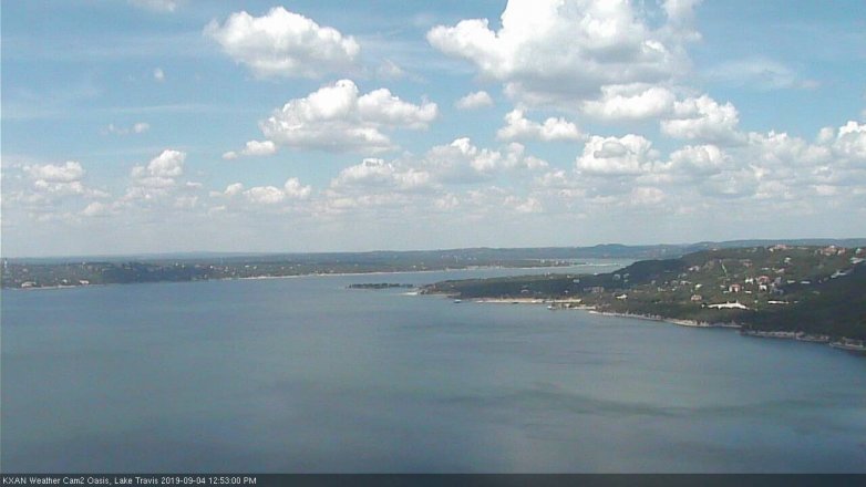 Lake Travis webcam, September 4, 2019 11:55 AM CT