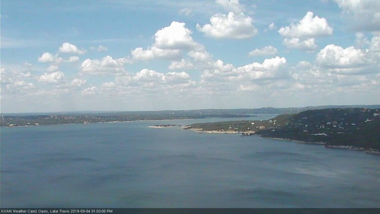 Lake Travis webcam, September 4, 2019 12:05 PM CT