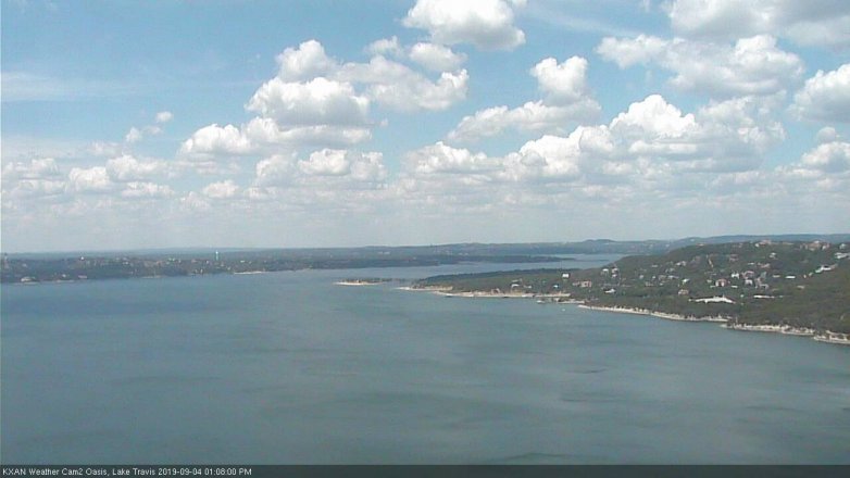 Lake Travis webcam, September 4, 2019 12:10 PM CT