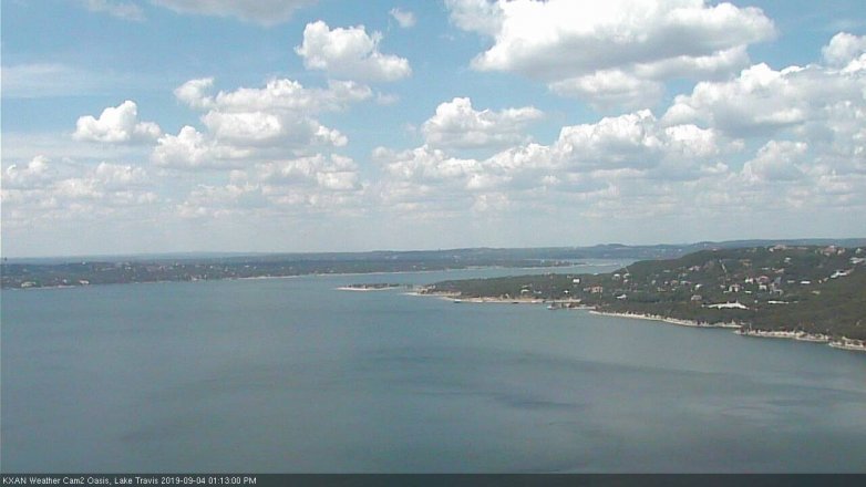 Lake Travis webcam, September 4, 2019 12:15 PM CT