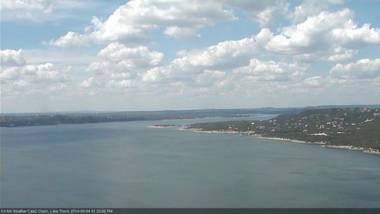 Lake Travis webcam, September 4, 2019 12:35 PM CT