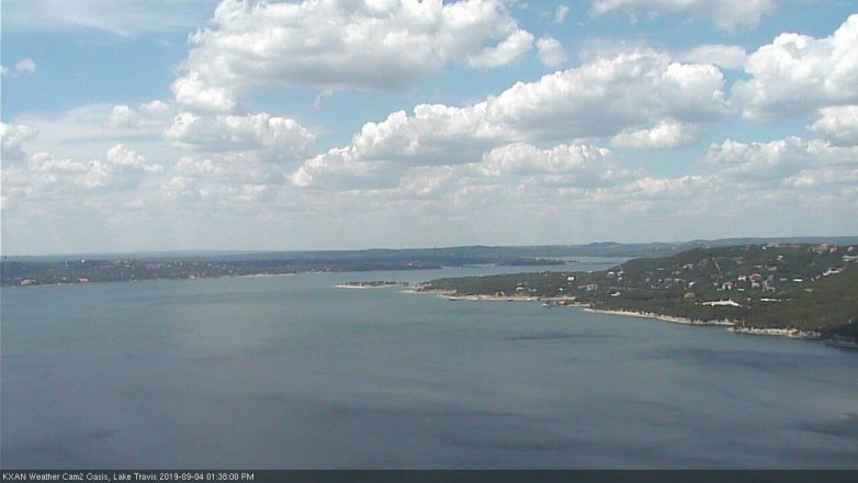 Lake Travis webcam, September 4, 2019 12:40 PM CT