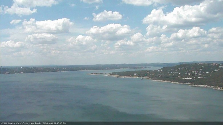 Lake Travis webcam, September 4, 2019 12:50 PM CT