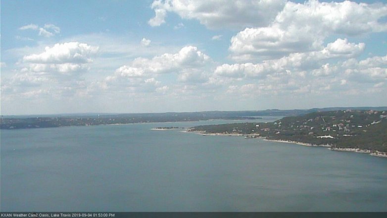 Lake Travis webcam, September 4, 2019 12:55 PM CT