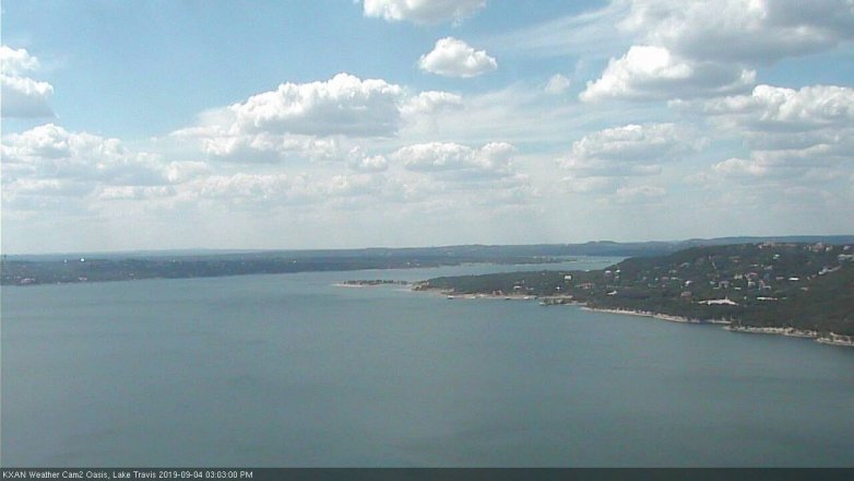 Lake Travis webcam, September 4, 2019 2:05 PM CT