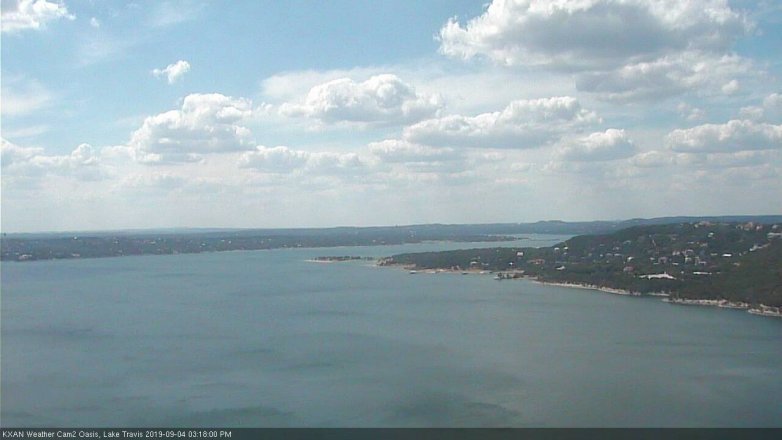 Lake Travis webcam, September 4, 2019 2:20 PM CT