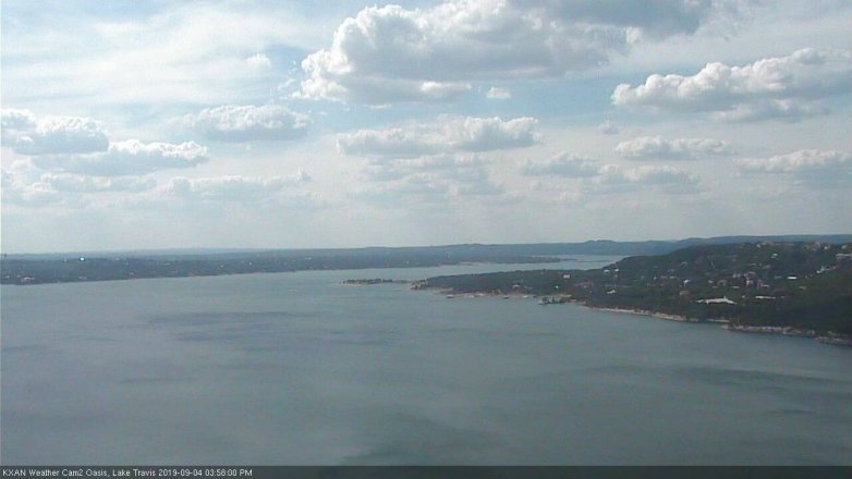Lake Travis webcam, September 4, 2019 3:00 PM CT