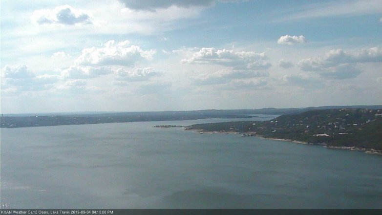 Lake Travis webcam, September 4, 2019 3:15 PM CT