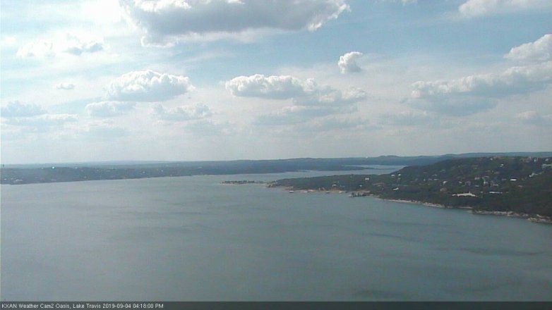 Lake Travis webcam, September 4, 2019 3:20 PM CT