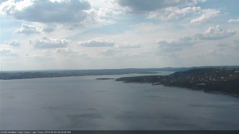 Lake Travis webcam, September 4, 2019 3:30 PM CT