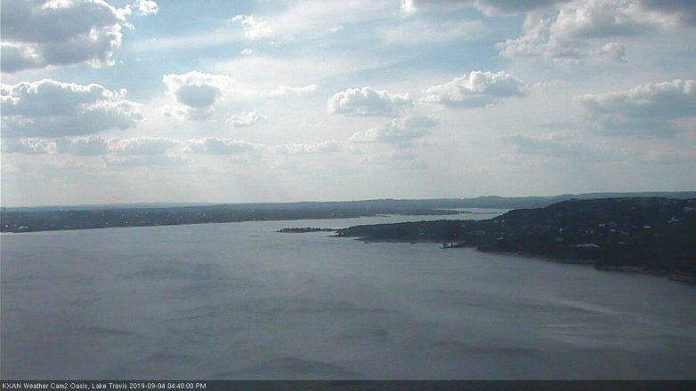 Lake Travis webcam, September 4, 2019 3:50 PM CT