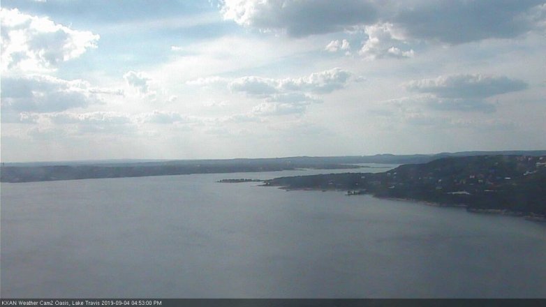 Lake Travis webcam, September 4, 2019 3:55 PM CT