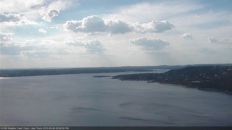 Lake Travis webcam, September 4, 2019 4:10 PM CT