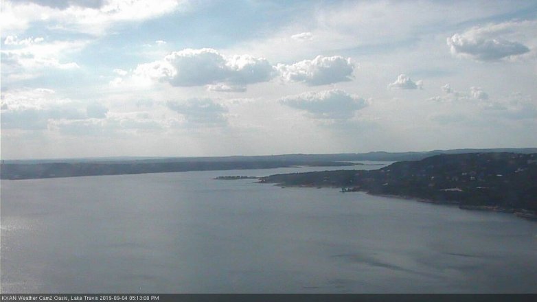 Lake Travis webcam, September 4, 2019 4:15 PM CT