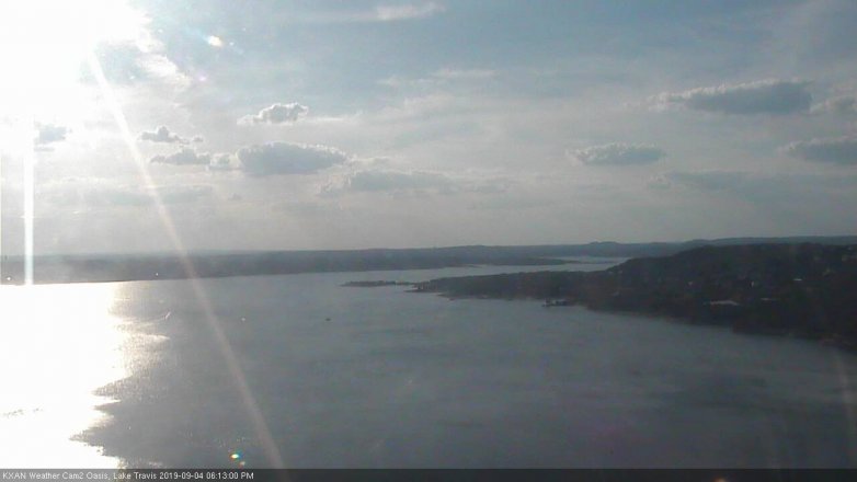 Lake Travis webcam, September 4, 2019 5:15 PM CT