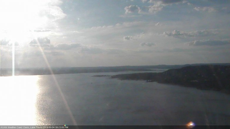 Lake Travis webcam, September 4, 2019 5:25 PM CT
