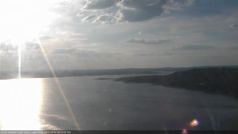 Lake Travis webcam, September 4, 2019 5:35 PM CT