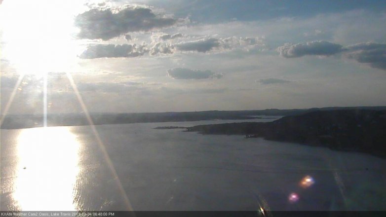 Lake Travis webcam, September 4, 2019 5:50 PM CT
