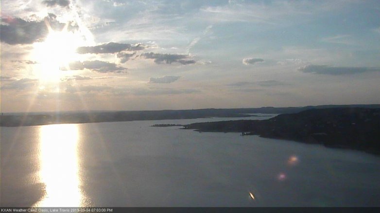 Lake Travis webcam, September 4, 2019 6:05 PM CT