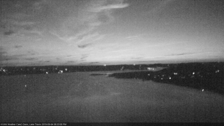 Lake Travis webcam, September 4, 2019 7:35 PM CT