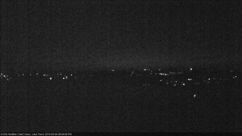 Lake Travis webcam, September 4, 2019 7:50 PM CT