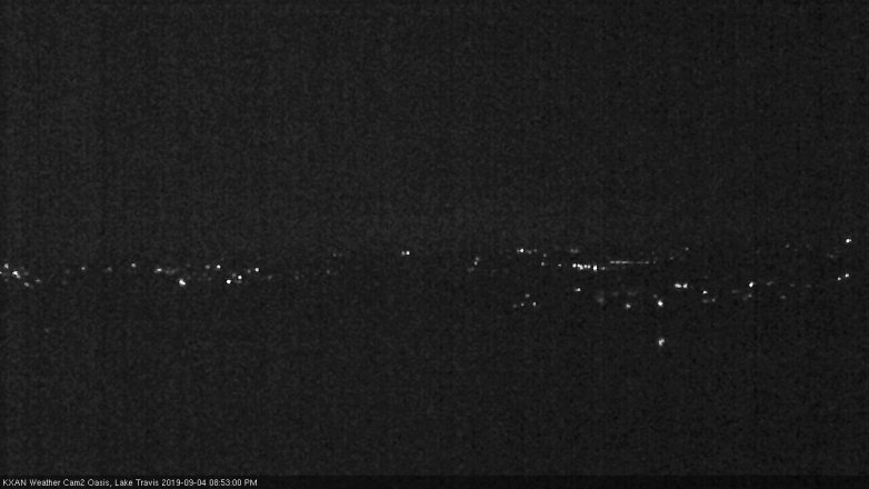 Lake Travis webcam, September 4, 2019 7:55 PM CT