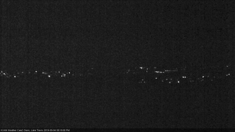 Lake Travis webcam, September 4, 2019 8:20 PM CT