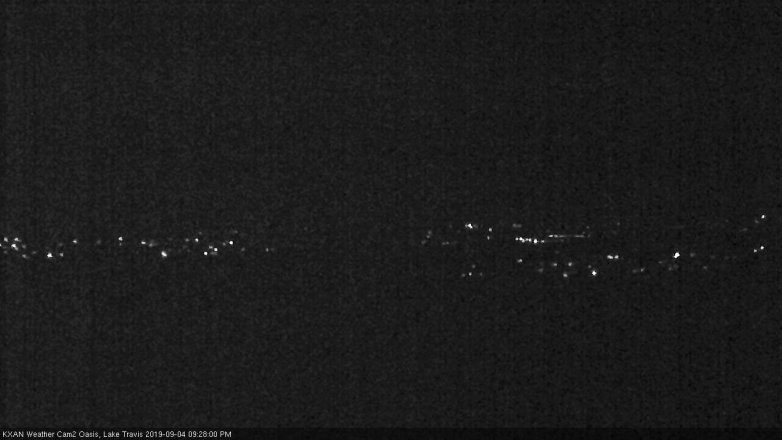 Lake Travis webcam, September 4, 2019 8:30 PM CT