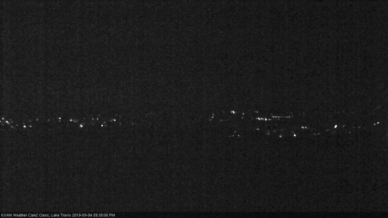 Lake Travis webcam, September 4, 2019 8:40 PM CT