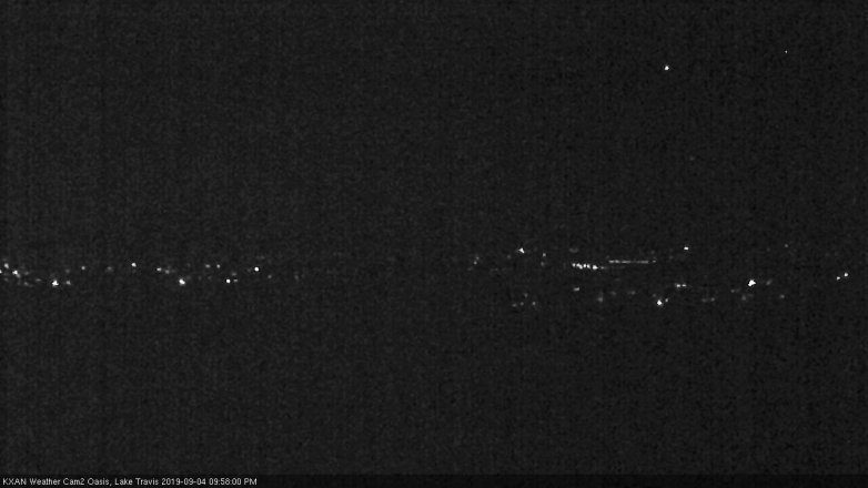 Lake Travis webcam, September 4, 2019 9:00 PM CT