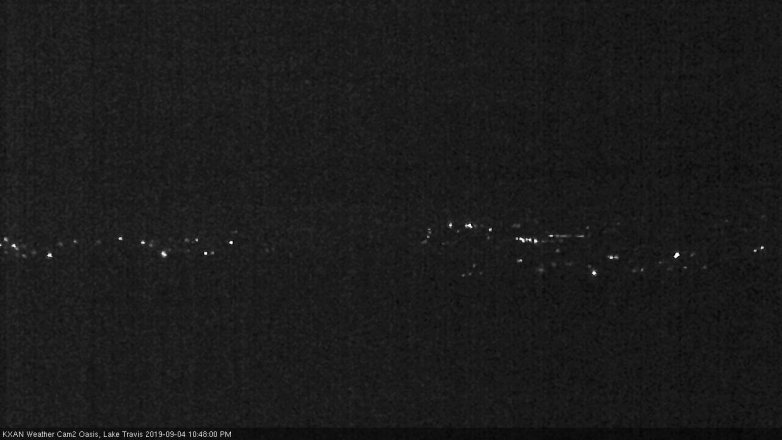 Lake Travis webcam, September 4, 2019 9:50 PM CT