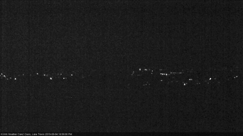 Lake Travis webcam, September 4, 2019 10:00 PM CT