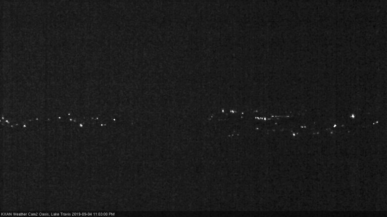 Lake Travis webcam, September 4, 2019 10:05 PM CT