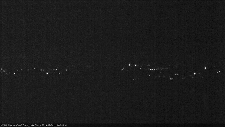 Lake Travis webcam, September 4, 2019 10:10 PM CT