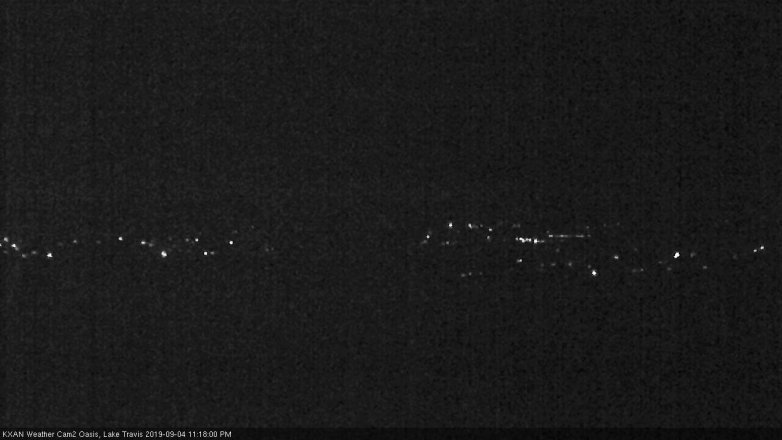 Lake Travis webcam, September 4, 2019 10:20 PM CT